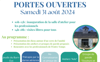31/08 – Portes ouvertes de l’Entre Temps