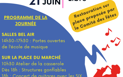 21/06 – Fête de la musique